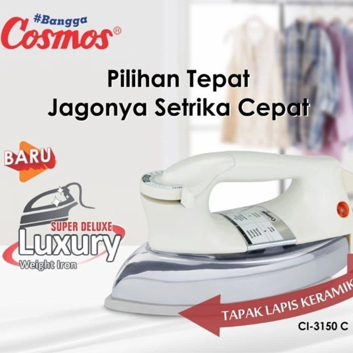 Cosmos Setrika Electric Iron - CI3150C | CI-3150 C